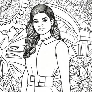 Zendaya Coloring Page 26542-24290