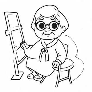 Bluey Grannies Coloring Page 2657-2163