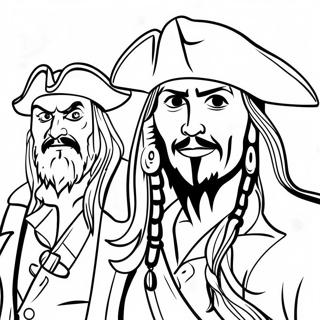 Pirates Of The Caribbean Coloring Page 26602-24340