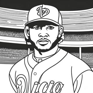 Fernando Tatis Jr Coloring Pages