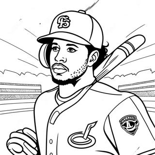 Fernando Tatis Jr Coloring Page 26612-24348