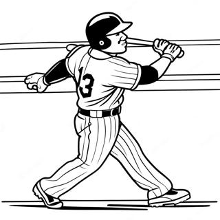 Fernando Tatis Jr Swinging Bat Coloring Page 26613-24349