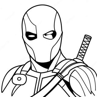 Deathstroke Coloring Page 26632-24362