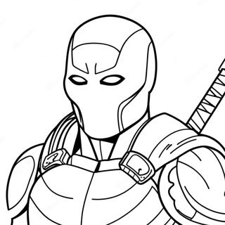 Deathstroke Coloring Page 26632-24363