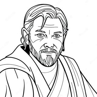 Obi Wan Kenobi Coloring Page 26652-24379