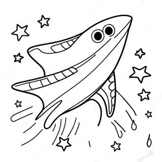 Shooting Star Coloring Page 26662-24387