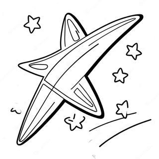 Shooting Star Coloring Page 26662-24388