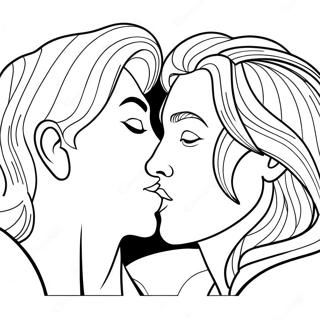 Kiss Coloring Page 26672-24393