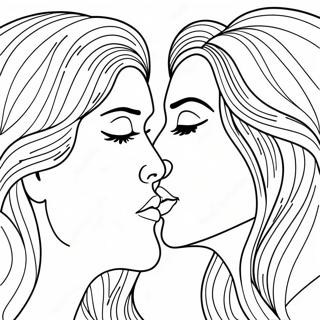 Kiss Coloring Page 26672-24394