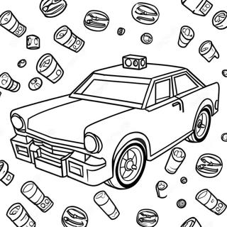 Lego Car Coloring Page 26682-24404