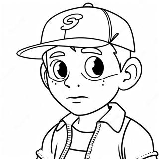 Prodigy Character In Action Coloring Page 2668-2173