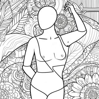 Mannequin Coloring Page 26692-24411