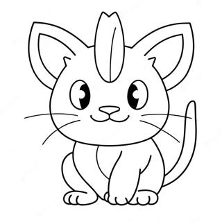 Meowth Pokemon Coloring Page 26712-24428