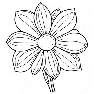 Georgia O Keeffe Flower Coloring Page 26732-24443