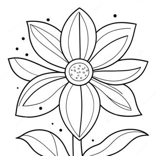 Georgia O Keeffe Flower Coloring Page 26732-24444