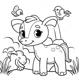 Adorable Bible Verse Animals Coloring Page 26743-24453