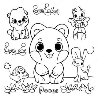 Adorable Bible Verse Animals Coloring Page 26743-24455