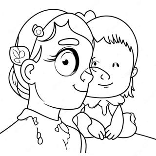 Big Sister Coloring Pages