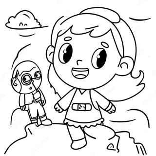 Adventurous Big Sister Coloring Page 26753-24463