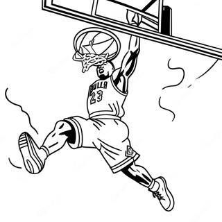 Jimmy Butler Dunking Basketball Coloring Page 26773-24478