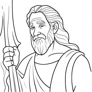 Moses Coloring Page 2677-2179