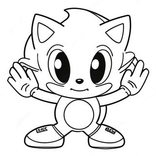 Cream Sonic Coloring Page 26782-24483