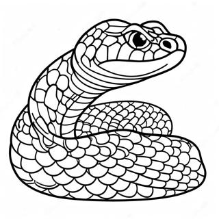 Realistic Rattlesnake Coloring Page 26813-24509