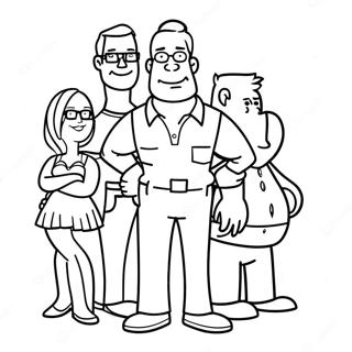 American Dad Coloring Pages