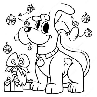 Scooby Doo Christmas Coloring Page 26832-24522