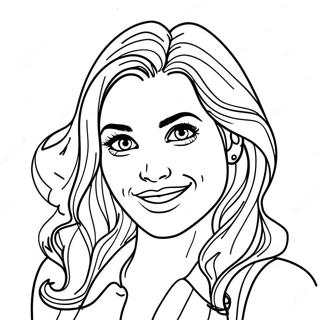 Carly Shay Fun Pose Coloring Page 26843-24534