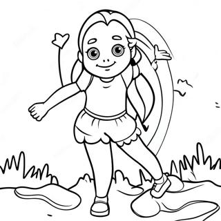 Carly Shay Fun Pose Coloring Page 26843-24536