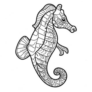 Seahorse Coloring Page 2687-2188