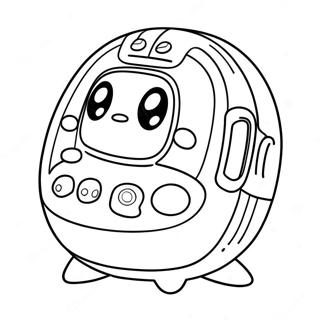 Tamagotchi Coloring Page 26882-24563