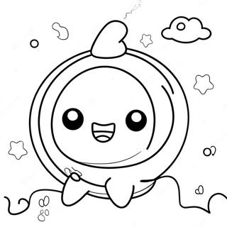 Cute Tamagotchi Characters Coloring Page 26883-24565