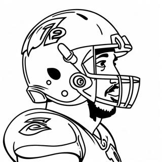 Travis Kelce Coloring Pages