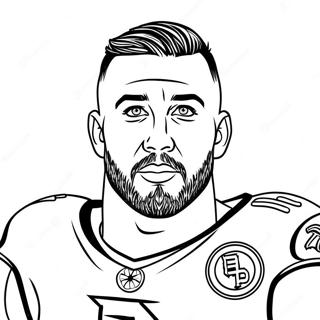 Travis Kelce Coloring Page 26902-24578