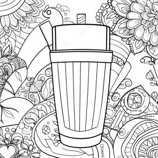 Personalized Stanley Tumbler Coloring Page 26923-24597