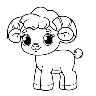 Cute Aries Baby Coloring Page 26963-24630