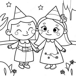 Ben And Holly Coloring Page 26972-24634