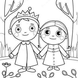 Ben And Holly Coloring Page 26972-24636