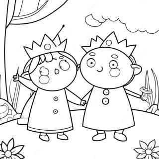 Ben And Holly Magical Adventure Coloring Page 26973-24637