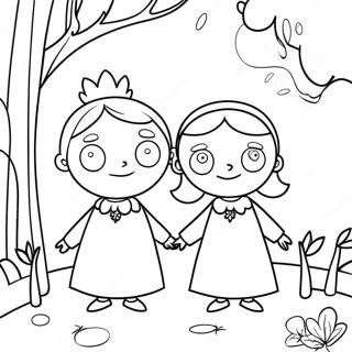 Ben And Holly Magical Adventure Coloring Page 26973-24639