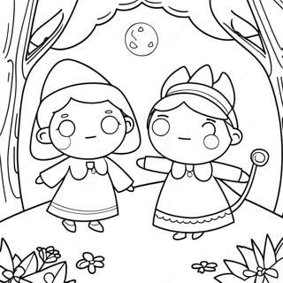 Ben And Holly Magical Adventure Coloring Page 26973-24640