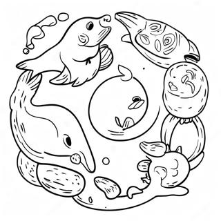 Food Chain Overview Coloring Page 26982-24642