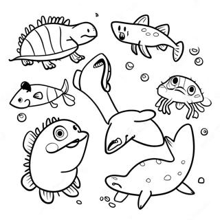 Carnivorous Animals In The Food Chain Coloring Page 26983-24645