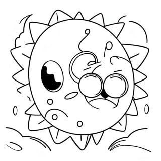 Sun And Moon Fnaf Coloring Page 27012-24667