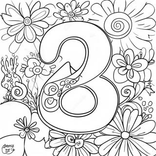 Playful Number 9 Coloring Page 27023-24677