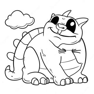 Monster Catnap Coloring Page 27032-24683