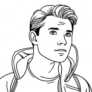 Tom Holland Coloring Pages