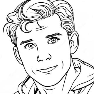 Tom Holland Coloring Page 27062-24707